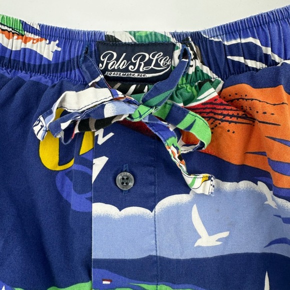 Polo Ralph Lauren Riviera Du Port Print Sleepwear Pajama Lounge Shorts XL - Picture 5 of 8
